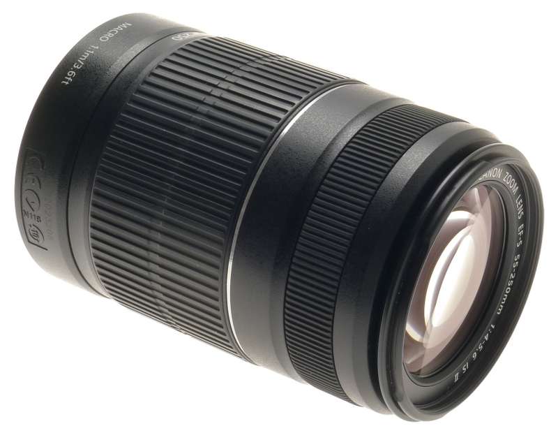 CANON DIGITAL CAMERA LENS ZOOM EF-S 55-250mm 1:4-5.6 IS II NEW MACRO UVa NO BOX