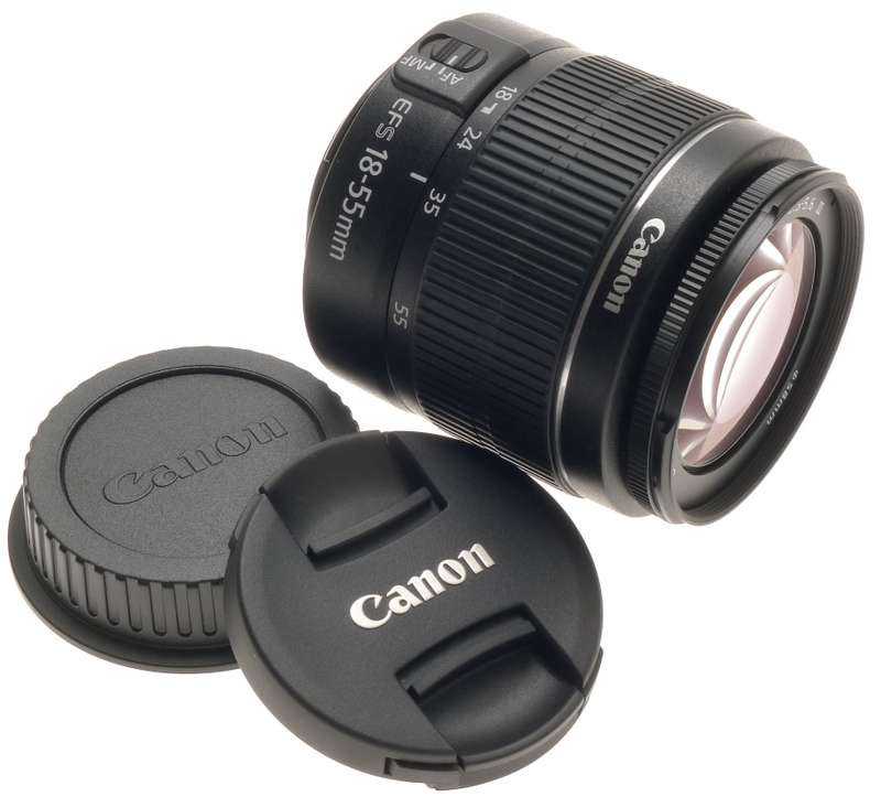 CANON DIGITAL CAMERA LENS ZOOM EF-S 18-55mm 1:3.5-5.6 III AF/MF NEW MACRO -BOX 4