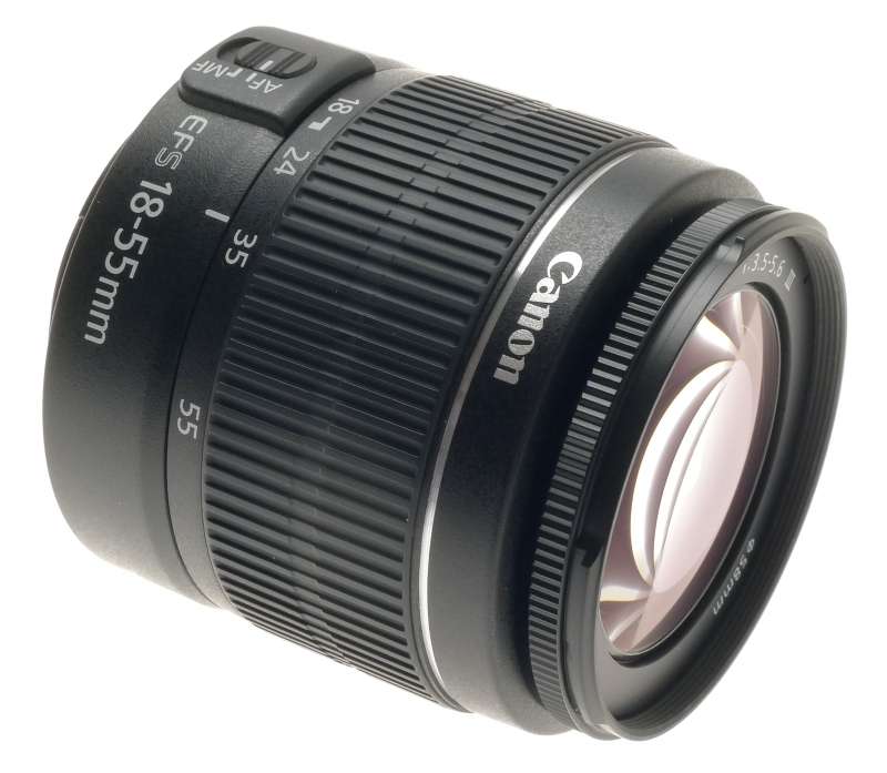 CANON DIGITAL CAMERA LENS ZOOM EF-S 18-55mm 1:3.5-5.6 III AF/MF NEW MACRO -BOX 4