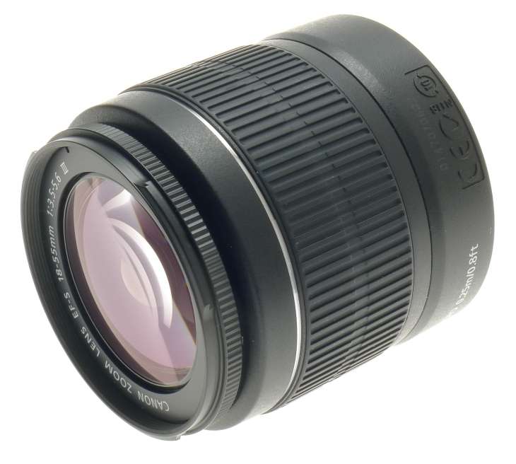 CANON DIGITAL CAMERA LENS ZOOM EF-S 18-55mm 1:3.5-5.6 III AF/MF NEW MACRO -BOX 4
