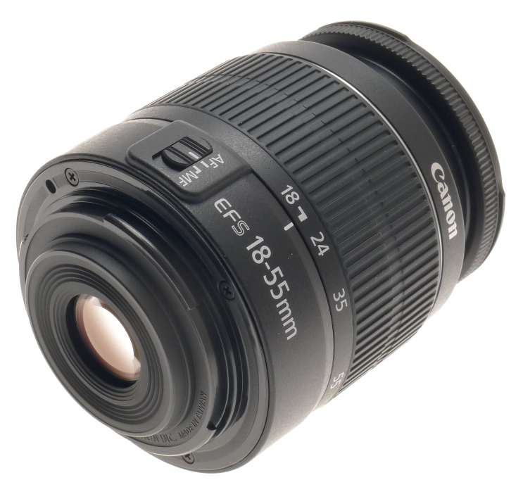 CANON DIGITAL CAMERA LENS ZOOM EF-S 18-55mm 1:3.5-5.6 III AF/MF NEW MACRO -BOX 4