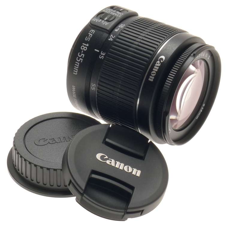 CANON DIGITAL CAMERA LENS ZOOM EF-S 18-55mm 1:3.5-5.6 IS II NEW MACRO UNBOXED 1