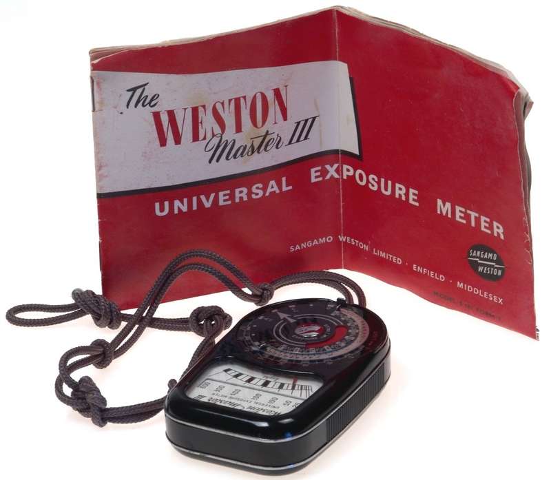 WESTON MASTER III UNIVERSAL EXPOSURE LIGHT METER MANUAL