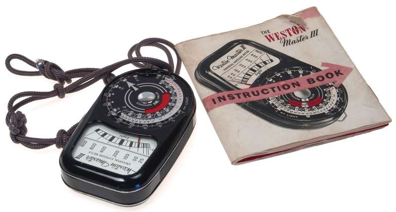 WESTON MASTER III UNIVERSAL EXPOSURE LIGHT METER MANUAL