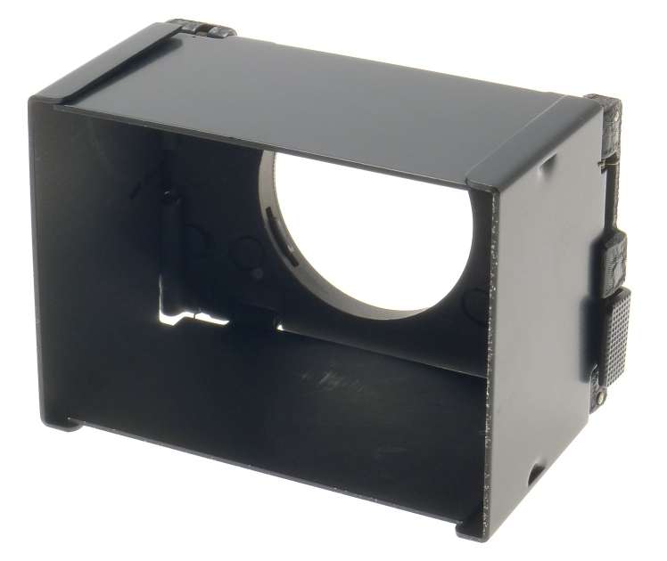 RED BOX SUMMICRON 2/50 SUMMITAR COLLAPSIBLE LENS HOOD SHADE BLACK WETZLAR SOOFM