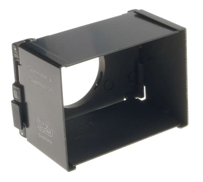 RED BOX SUMMICRON 2/50 SUMMITAR COLLAPSIBLE LENS HOOD SHADE BLACK WETZLAR SOOFM