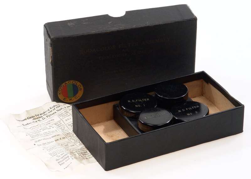 KODAK FILM CAMERA SET OF VINTAGE RARE FILTERS BOXED NR