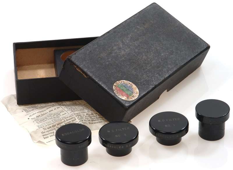 KODAK FILM CAMERA SET OF VINTAGE RARE FILTERS BOXED NR
