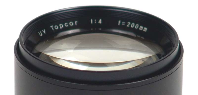 TOPCON UV TOPCOR 1:4/200 TOKYO KOGAKU CAMERA LENS f=200