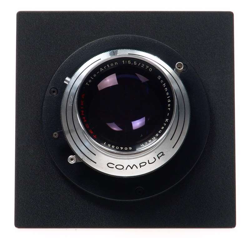 LINHOF TELE-ARTON 1:5.5/270 TECHNIKA COMPUR LENS BOARD