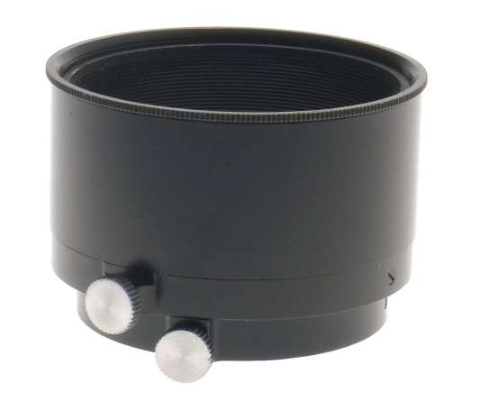 MINT VINTAGE ELMAR PRIME COLLAPSIBLE LENS HOOD SHADE BLACK PAINT CHROME E. LEITZ
