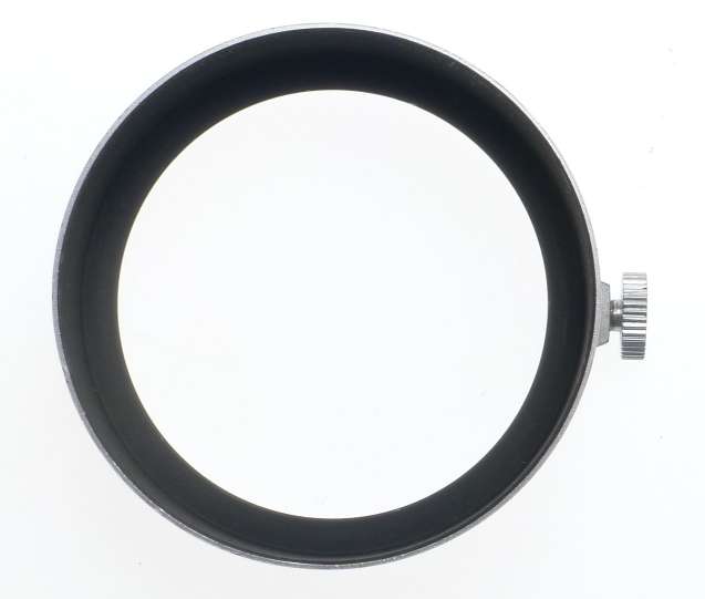 FOOKH SUMMARON-ELMAR 35mm SILVER 3.5cm CHROME CAMERA LENS HOOD SHADE A36 CLEAN