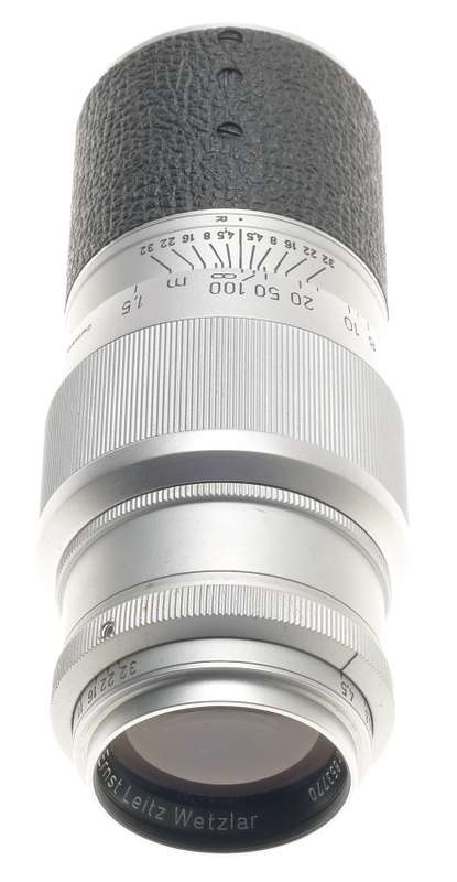 HEKTOR 1:4.5 f=13.5cm COATED PRIME LENS MANUAL FOCUS LENS WITH CAPS LEICA LEITZ