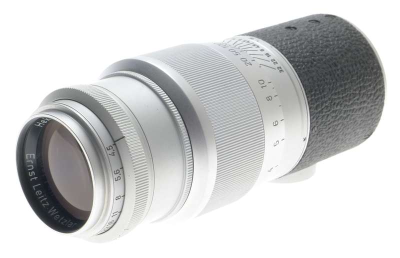 HEKTOR 1:4.5 f=13.5cm COATED PRIME LENS MANUAL FOCUS LENS WITH CAPS LEICA LEITZ
