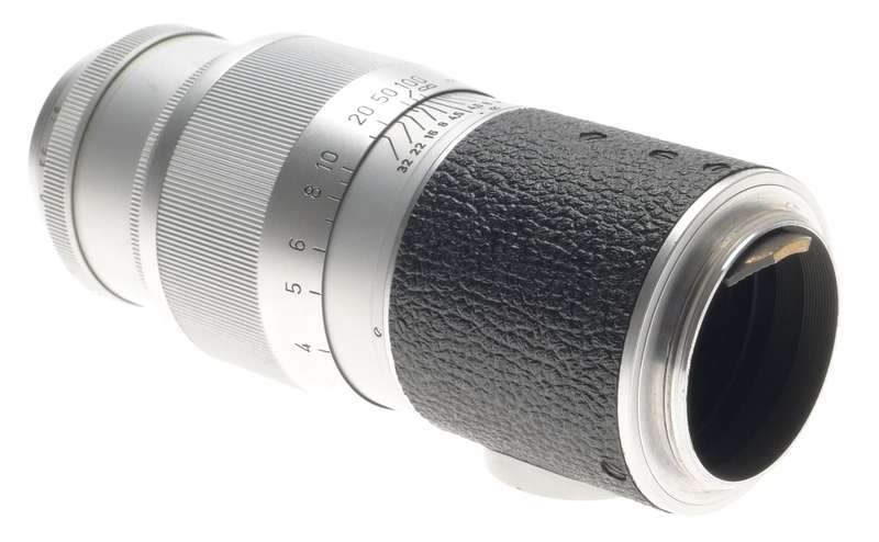 HEKTOR 1:4.5 f=13.5cm COATED PRIME LENS MANUAL FOCUS LENS WITH CAPS LEICA LEITZ