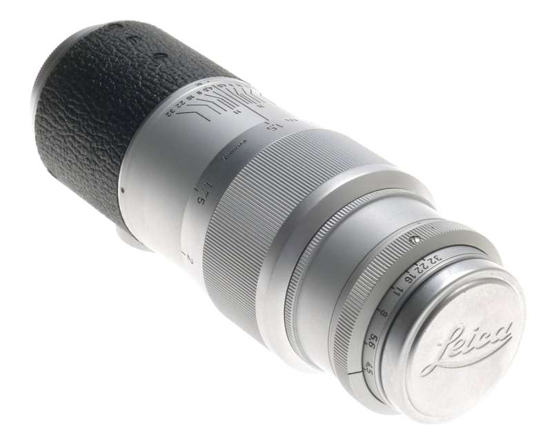 HEKTOR 1:4.5 f=13.5cm COATED PRIME LENS MANUAL FOCUS LENS WITH CAPS LEICA LEITZ