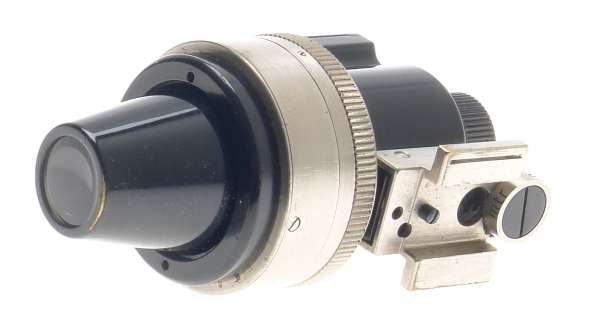 E. LEITZ BLACK ENAMEL PAINT LEICA UNIVERSAL RANGEFINDER VIEWFINDER VIDOM NICKEL