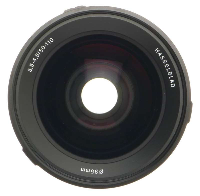HASSELBLAD HC 1:3.5-4.5/50-110mm CAMERA ZOOM LENS RED FILTER HOOD CAPS CASE MINT