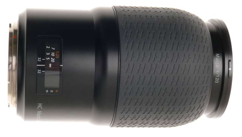 HASSELBLAD HC MACRO 4/120 DIGITAL CAMERA LENS WITH HOOD AND CAPS MINT- f=120mm