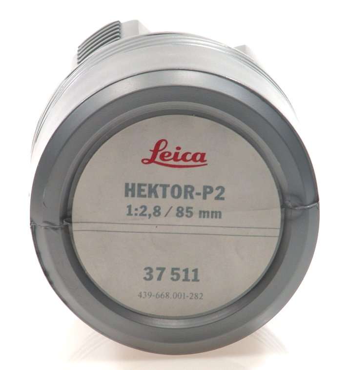 LEICA HEKTOR-P2 1:2.8/85 PRADOVIT NEW BOX LENS 37511 NR