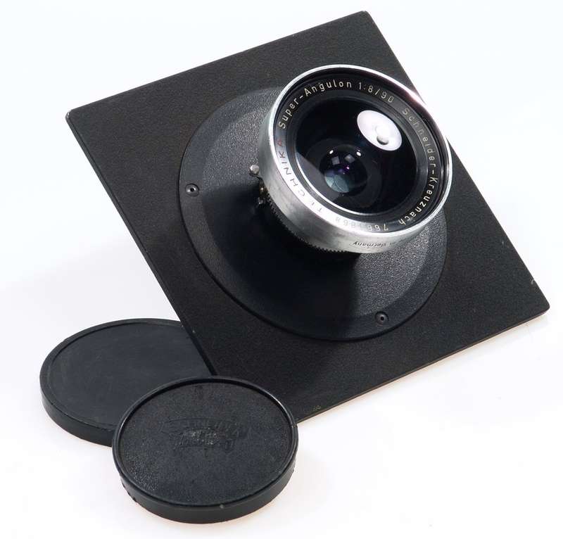 SCHNEIDER SUPER-ANGULON 1:8/90 LENS f=90mm SINAR CAMERA