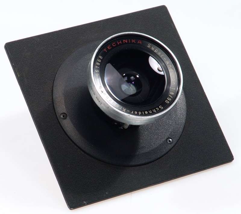 SCHNEIDER SUPER-ANGULON 1:8/90 LENS f=90mm SINAR CAMERA