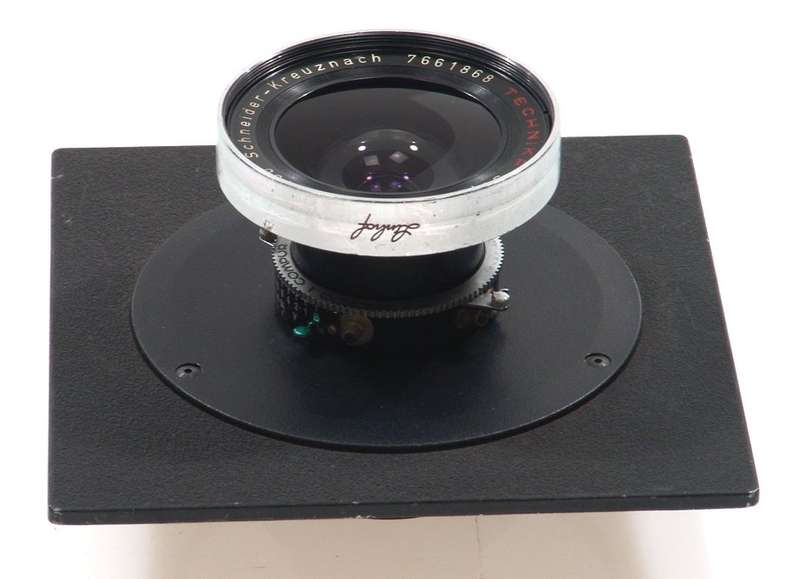 SCHNEIDER SUPER-ANGULON 1:8/90 LENS f=90mm SINAR CAMERA