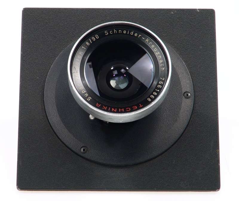 SCHNEIDER SUPER-ANGULON 1:8/90 LENS f=90mm SINAR CAMERA