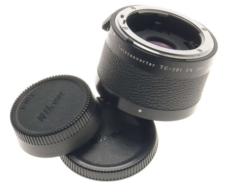 AI-S NIKON 2x TELECONVERTER TC-201 FITS NEW DF SLR DIGITAL CAMERA MINT