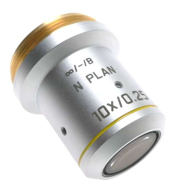 N PLAN 10x/0.25 EXCELLENT OBJECTIVE LENS 506259 LEICA DMLS LABORATORY MICROSCOPE