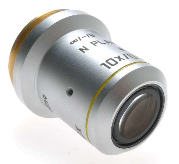 N PLAN 10x/0.25 EXCELLENT OBJECTIVE LENS 506259 LEICA DMLS LABORATORY MICROSCOPE
