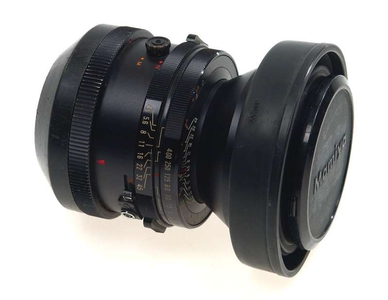 MAMIYA-SEKOR RB67 f=180mm CAMERA LENS 4.5/180 CAPS HOOD