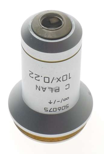 C PLAN 10x/0.22 EXCELLENT OBJECTIVE LENS 506075 LEICA DMLS LABORATORY MICROSCOPE