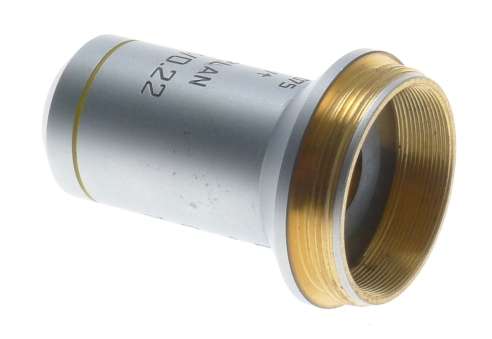 C PLAN 10x/0.22 EXCELLENT OBJECTIVE LENS 506075 LEICA DMLS LABORATORY MICROSCOPE