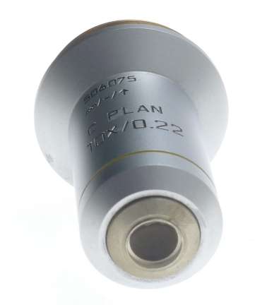 C PLAN 10x/0.22 EXCELLENT OBJECTIVE LENS 506075 LEICA DMLS LABORATORY MICROSCOPE