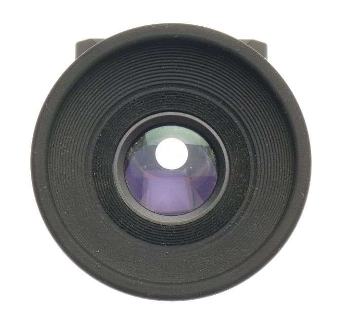 NIKON DR-6 BLACK FOCUSSING EYEPIECE 1x, 2x MAG RIGHT ANGLE VIEW FINDER CASE MINT