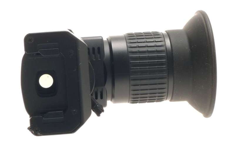 NIKON DR-6 BLACK FOCUSSING EYEPIECE 1x, 2x MAG RIGHT ANGLE VIEW FINDER CASE MINT