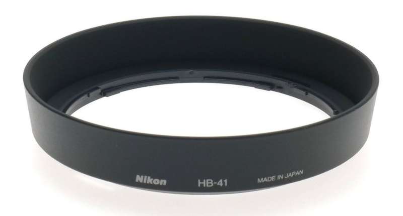 NIKON NIKKOR HB-41 BLACK LENS HOOD SHADE BAYONET MOUNT NEW 24mm F3.5D PC-E