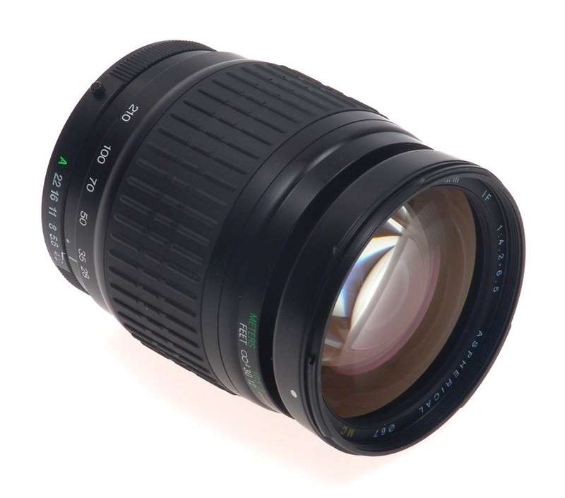 SOLIGOR PENTAX NEW BOX AF ASPHERICAL 28-210mm IF LENS