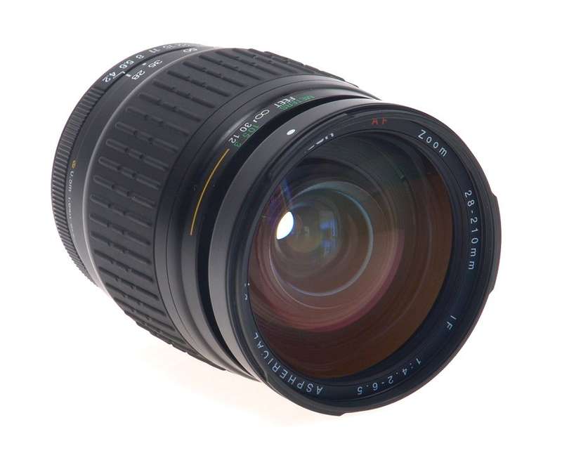 SOLIGOR PENTAX NEW BOX AF ASPHERICAL 28-210mm IF LENS