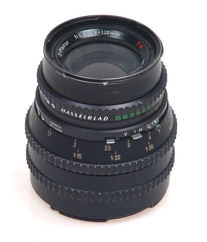 HASSELBLAD CAMERA LENS ZEISS S-PLANAR 5.6/120 T* f=120