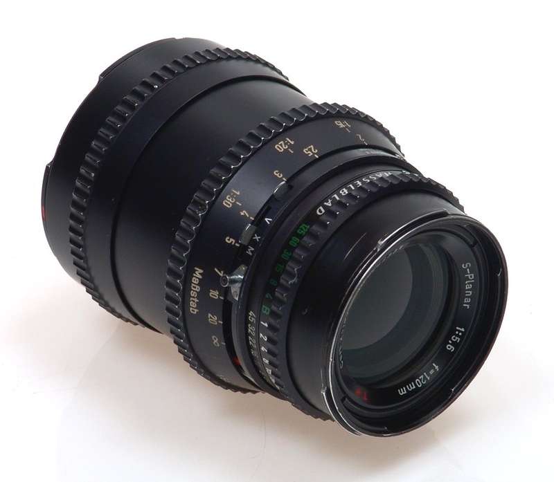 HASSELBLAD CAMERA LENS ZEISS S-PLANAR 5.6/120 T* f=120