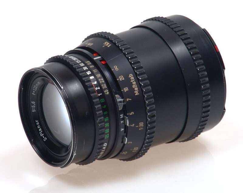 HASSELBLAD CAMERA LENS ZEISS S-PLANAR 5.6/120 T* f=120