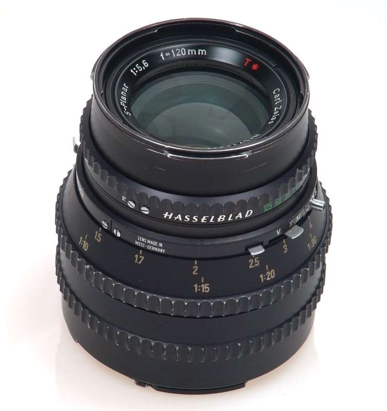 HASSELBLAD CAMERA LENS ZEISS S-PLANAR 5.6/120 T* f=120