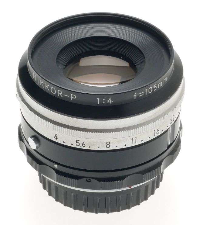 NIKKOR-P AI LENS 1:4 f=105mm CAPS KEEPER MINT RARE FOR USE WITH BELLOWS 4/105mm