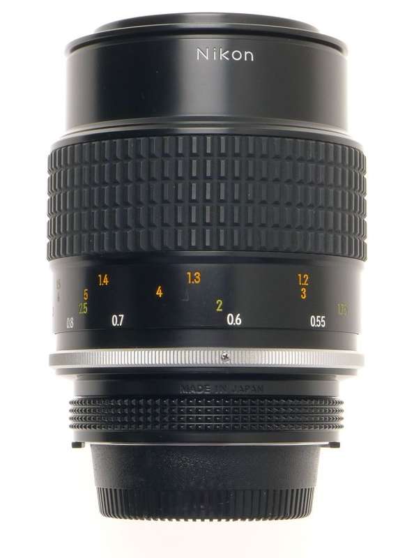 MICRO-NIKKOR 105mm 1:4 FILTER CAPS HOOD 4/105mm MINT SLR 35mm BLACK CAMERA LENS