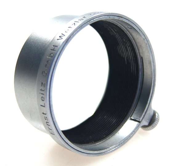 LEICA CHROME SLIP ON VINTAGE LENS HOOD SHADE ELMAR 5cm