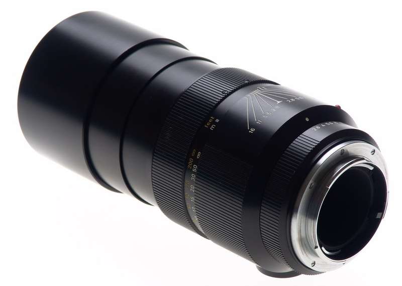 LEICA ELMARIT-R 1:2.8/180mm SLR BLACK 3 CAM CAMERA LENS f=180mm CLOSE UP LENS NR