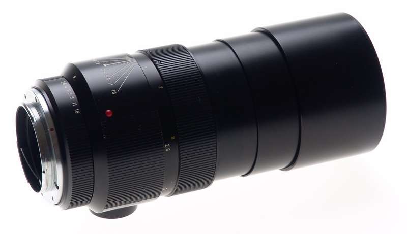 LEICA ELMARIT-R 1:2.8/180mm SLR BLACK 3 CAM CAMERA LENS f=180mm CLOSE UP LENS NR