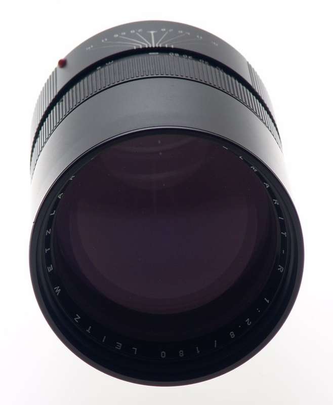 LEICA ELMARIT-R 1:2.8/180mm SLR BLACK 3 CAM CAMERA LENS f=180mm CLOSE UP LENS NR